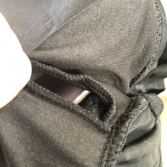 SelfieGo Black Tonal Stripe 1pc Swimsuit XXL - Picture 10 of 10